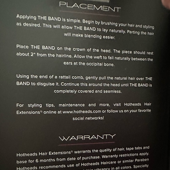 Hot Heads Hair Extensions “The Band” - Picture 4 of 10